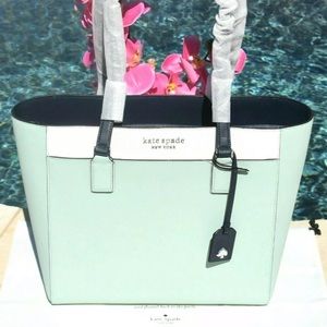 Kate Spade Cameron Colorblock Laptop Spring Meadow